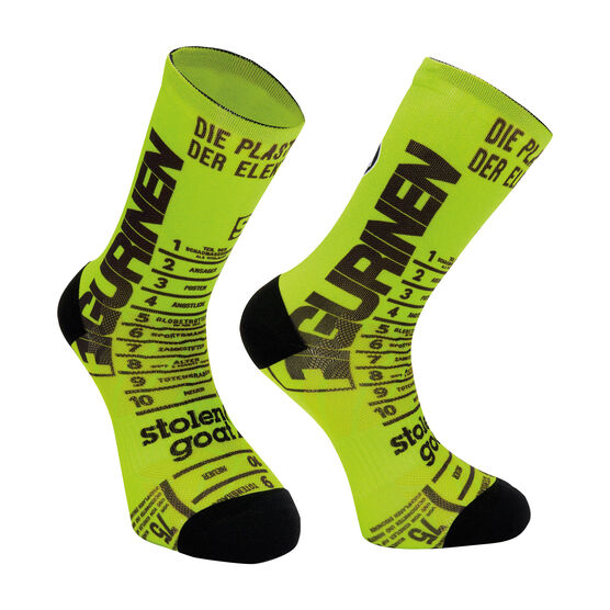 El Lissitzky yellow cycling socks